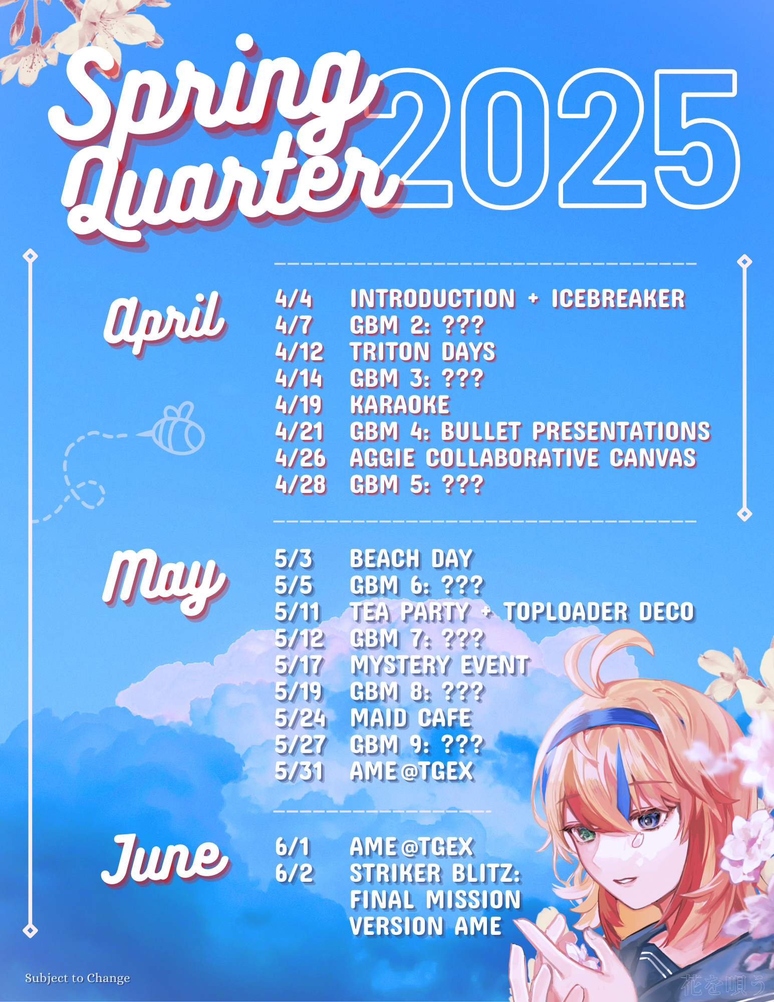 quarterly calendar